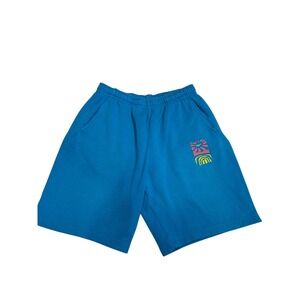 Nike Sportswear Men's L Gel Spring break Blue Fleece Shorts Sporty 90's Style